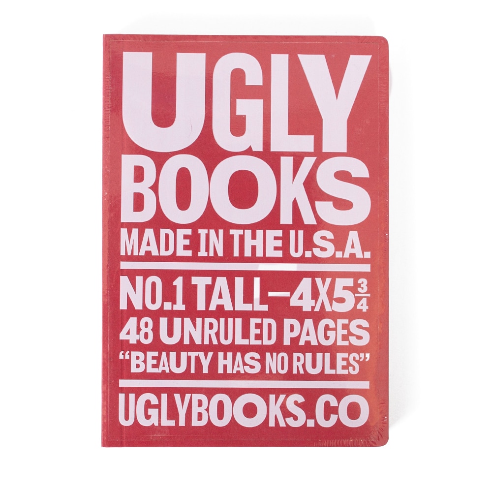 Memo & Notebooks, Art & School, 4"x5.75", Uglybooks, #1, Perfect Bound, Book, 3 Pack, Velveteen, 963746